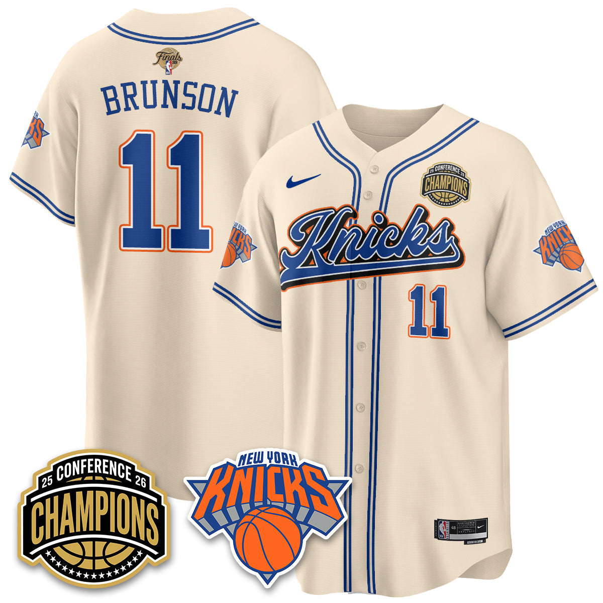NYK 2026 Basketball  Finals Vapor City Edition Jersey V2- Stitched