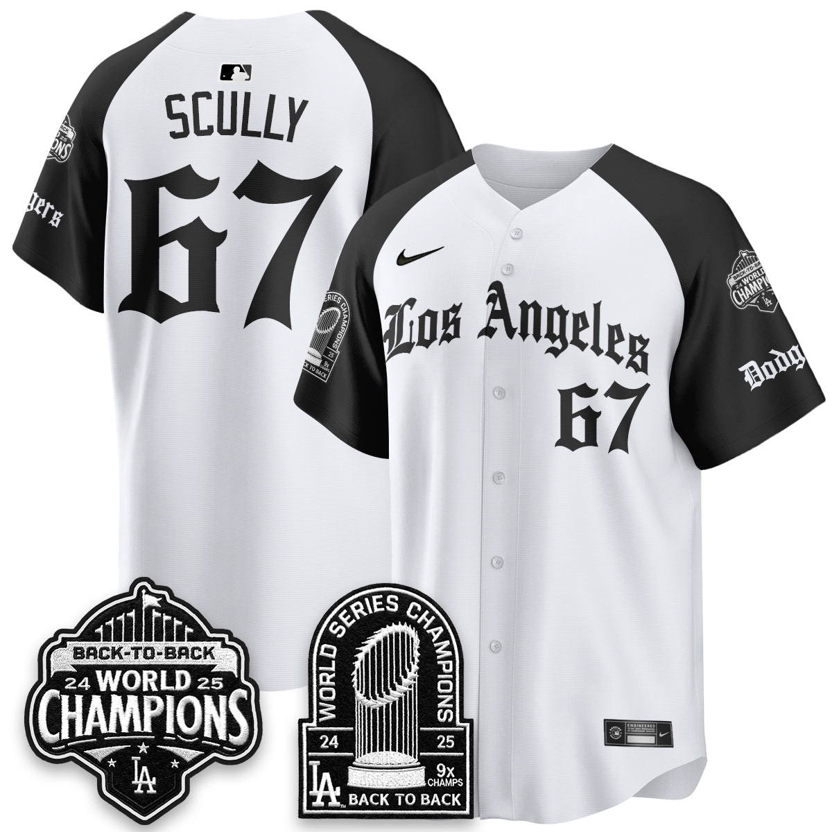 LAD WS Champions Back 2 Back Patch Vapor Premier Limited Gothic Edition Jersey - Stitched