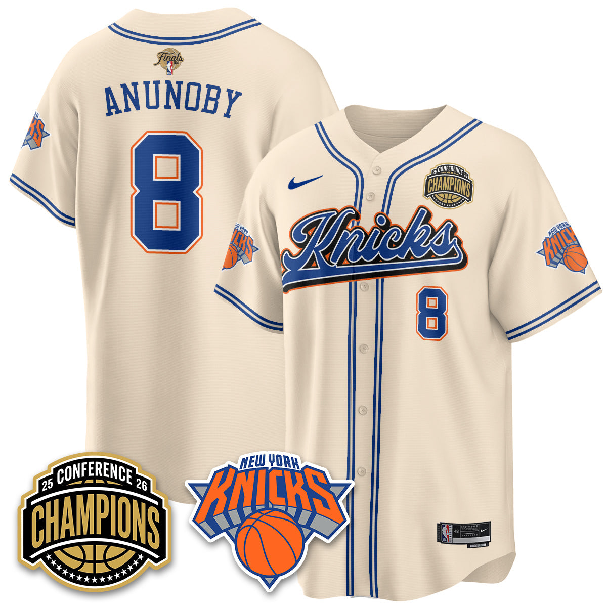 NYK 2026 Basketball  Finals Vapor City Edition Jersey V2- Stitched