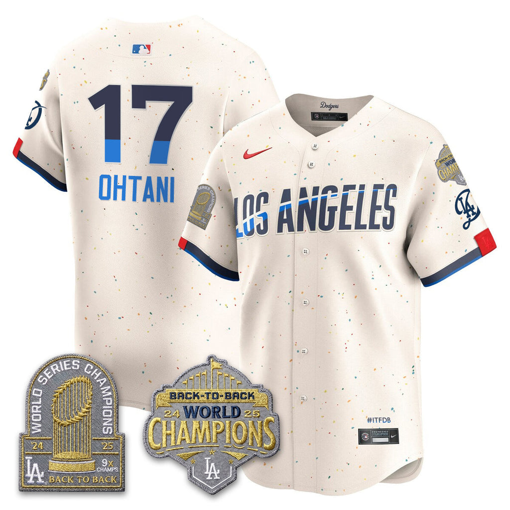 LAD Gold Collection Vapor Limited Jersey - 9x & B2B Champs - Stitched