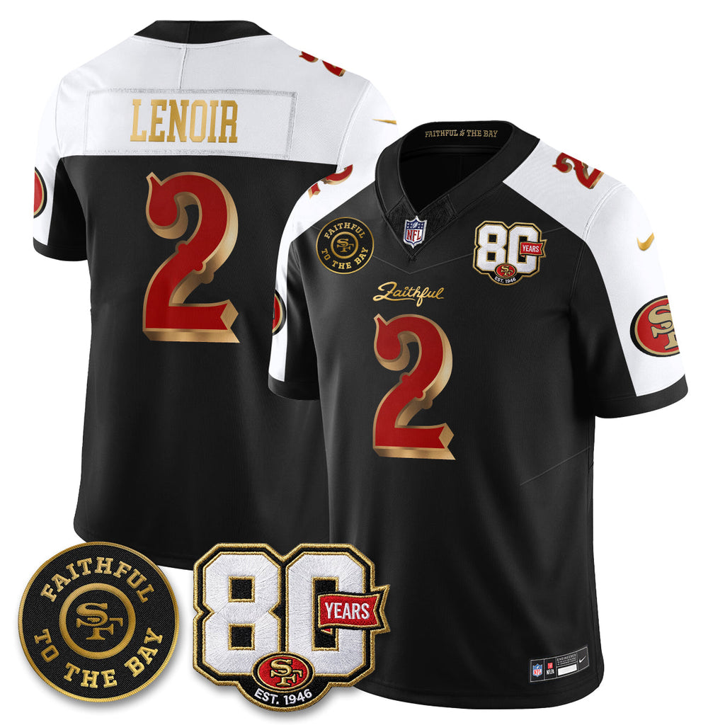 SF “Rivalries” Vapor Limited Jersey - Faithful To The Bay Patch - Stitched