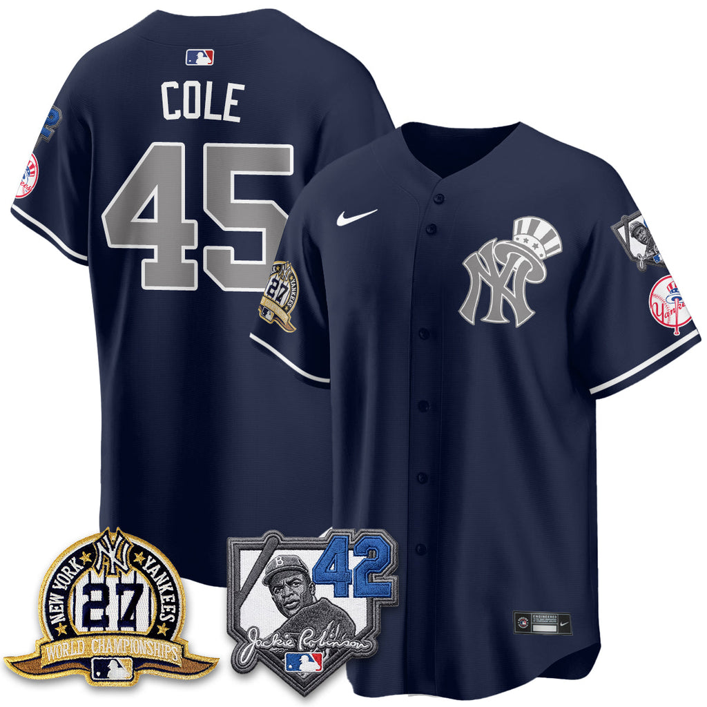 NYY 2026 Jackie Robinson Day Vapor Limited Gold Edition Jersey - Stitched - V2