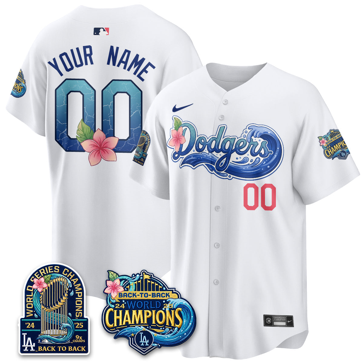 LAD Aloha Spirit Vapor Limited Custom Jersey - Stitched
