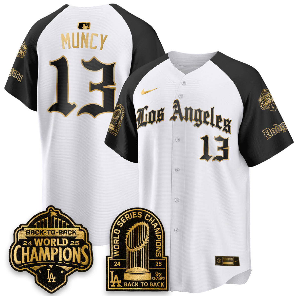 LAD WS Champions Back 2 Back Patch Vapor Premier Limited Gothic Edition Jersey - Stitched