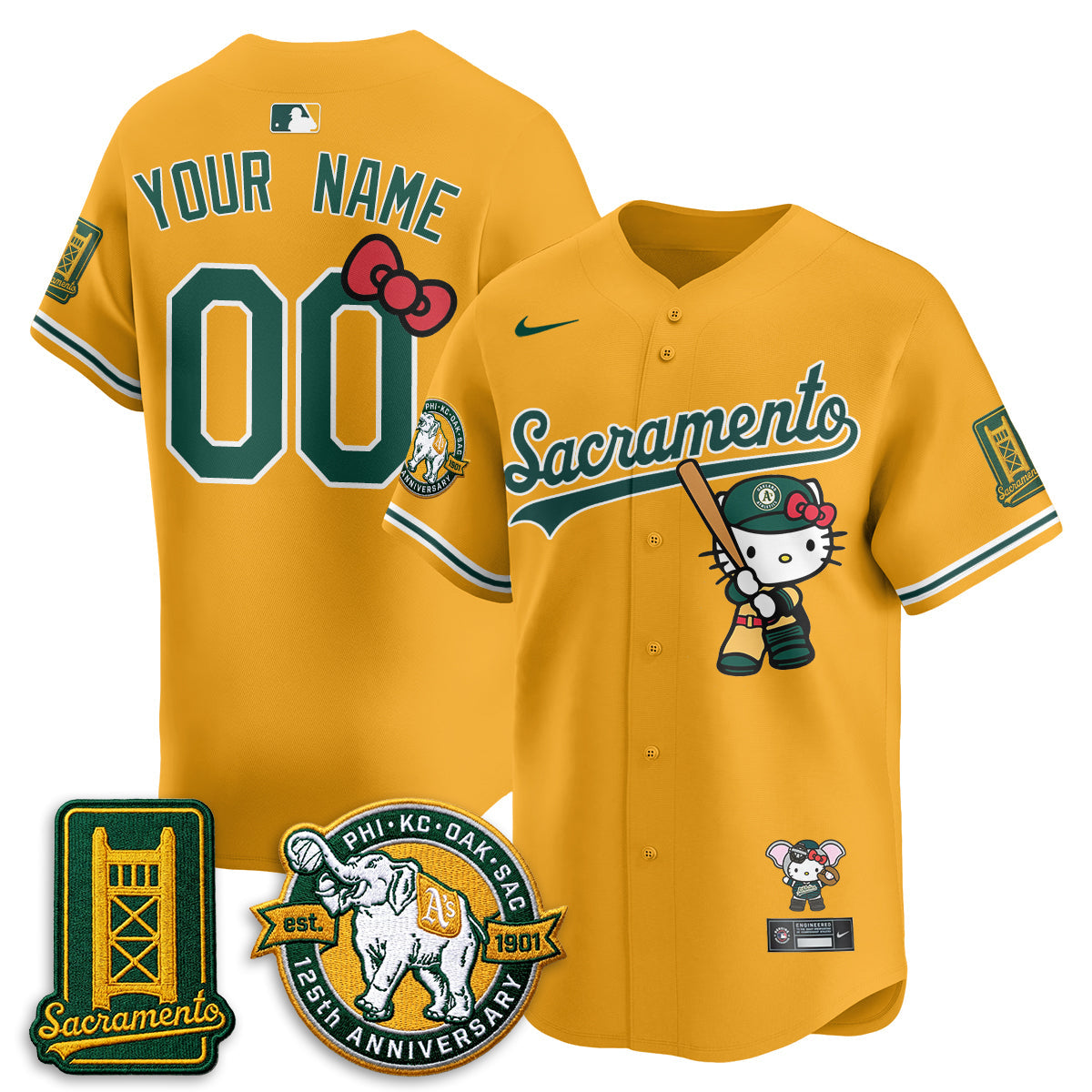 OAK x Meow KT 2026 Vapor Limited Custom Jersey - Stitched