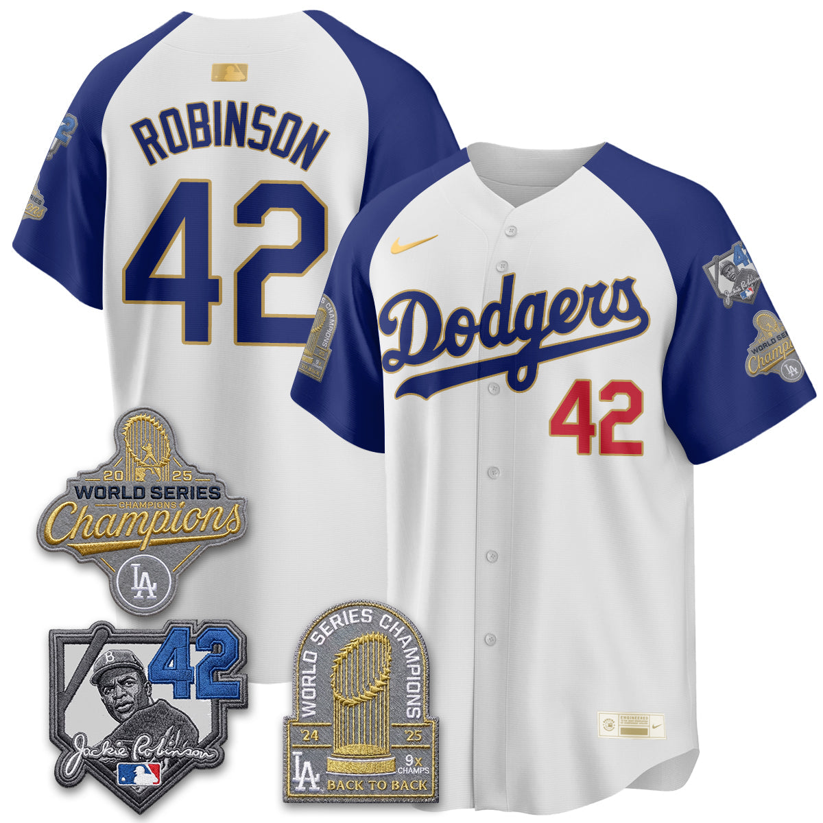 LAD 2026 Jackie Robinson New Era Vapor Limited Jersey - Stitched
