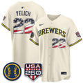 MIL Fourth of July Vapor Limited Jersey - Stitched