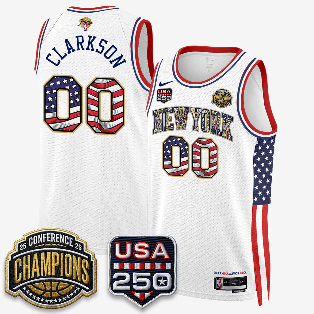 NYK 2026 Basketball  Eastern Conference Champions x Fourth of July Vapor Jersey - Stitched