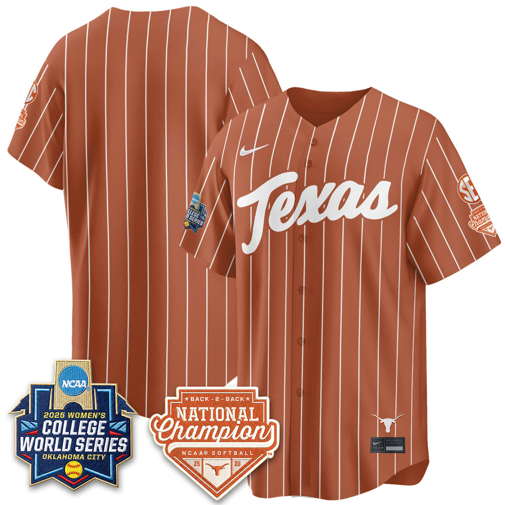 TEX Softball 2026 World Series (WCWS) Vapor Premier Limited Jersey - B2B Champs - Stitched