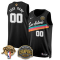 SAS 2026 Basketball  Western Conference Champions Vapor City Edition Custom Jersey - Stitched