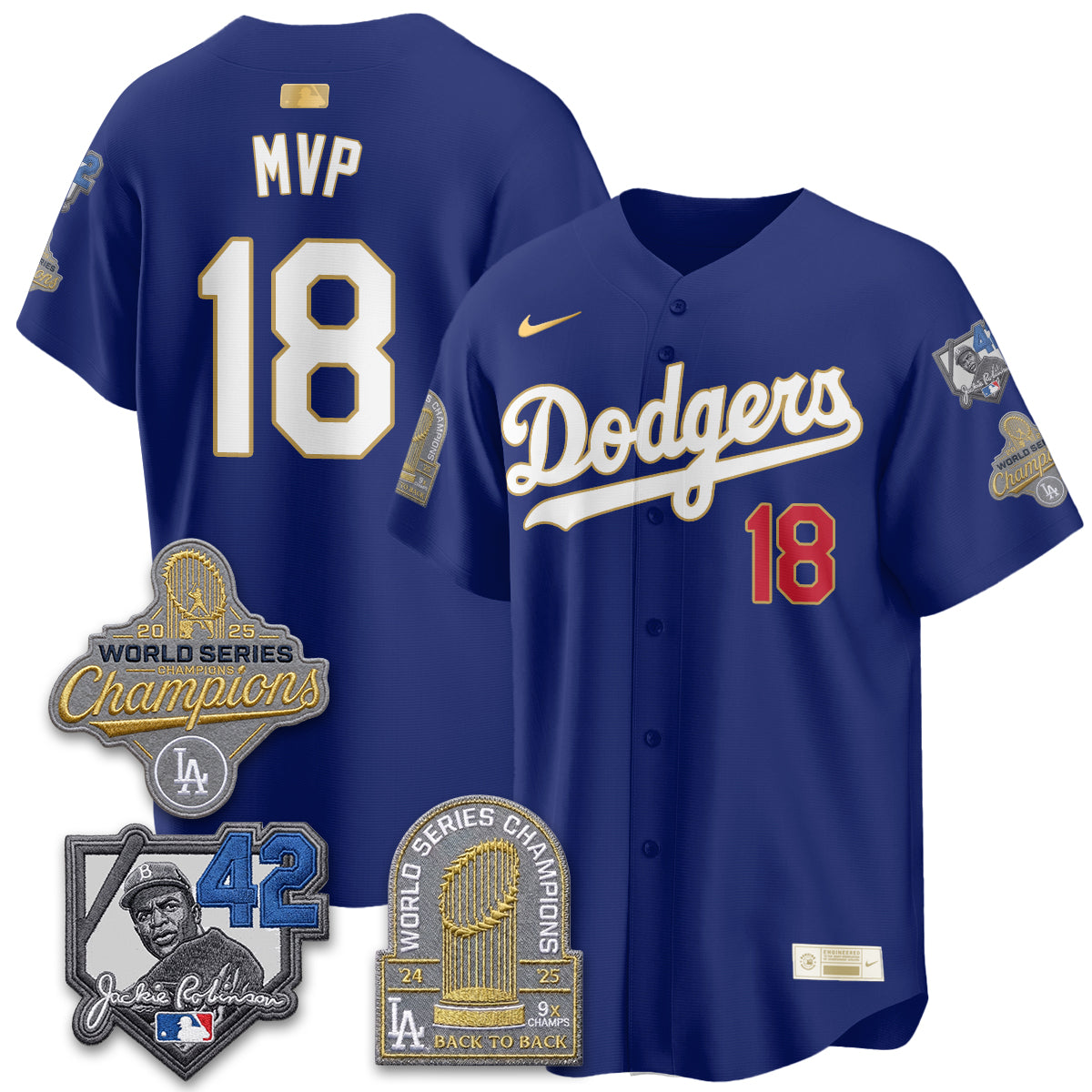 LAD 2026 Jackie Robinson New Era Vapor Limited Jersey - Stitched