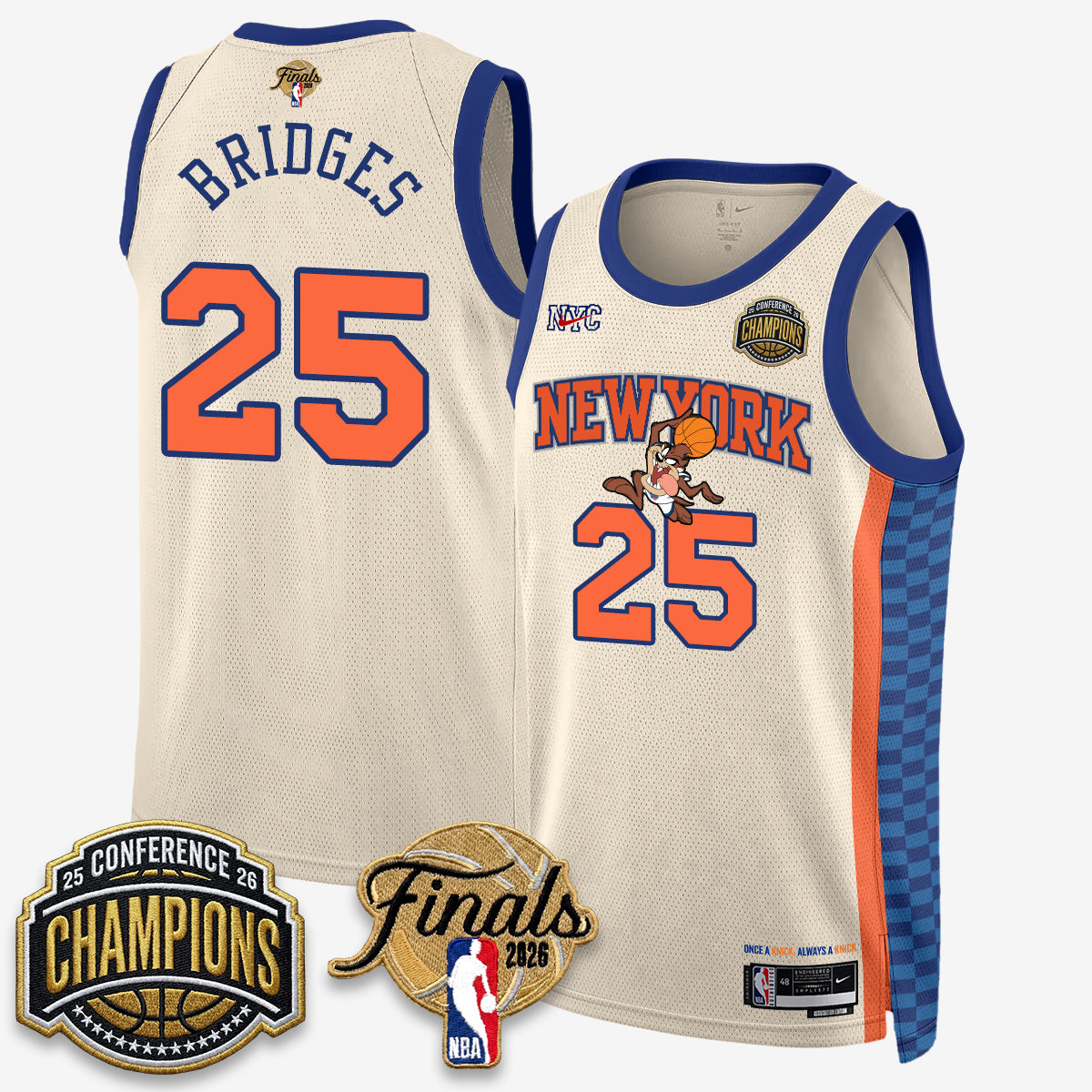 NYK 2026 Basketball  Eastern Conference Champions x Looney Tunes Vapor Jersey V2- Stitched