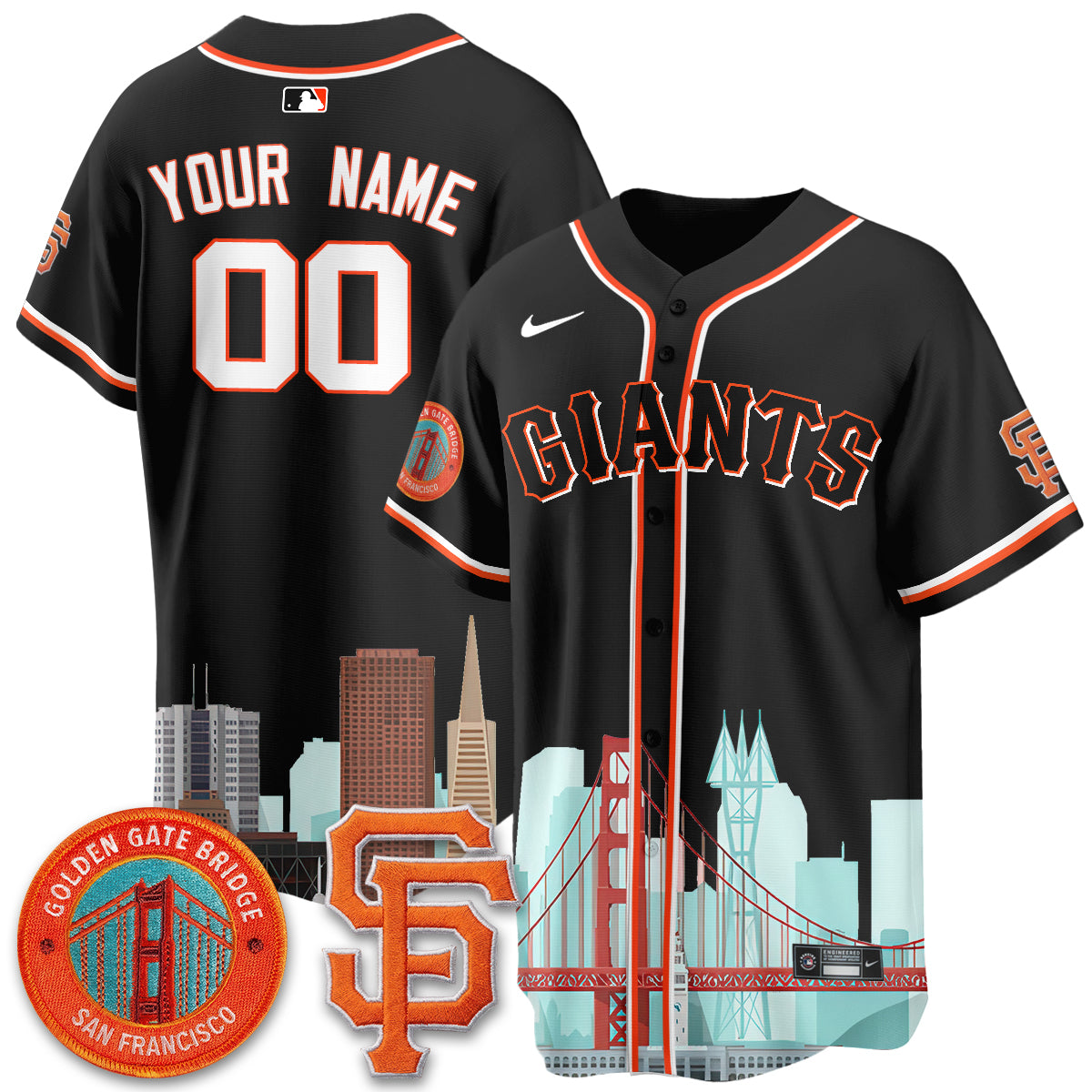 SF SF City Edition Vapor Custom Jersey - Stitched