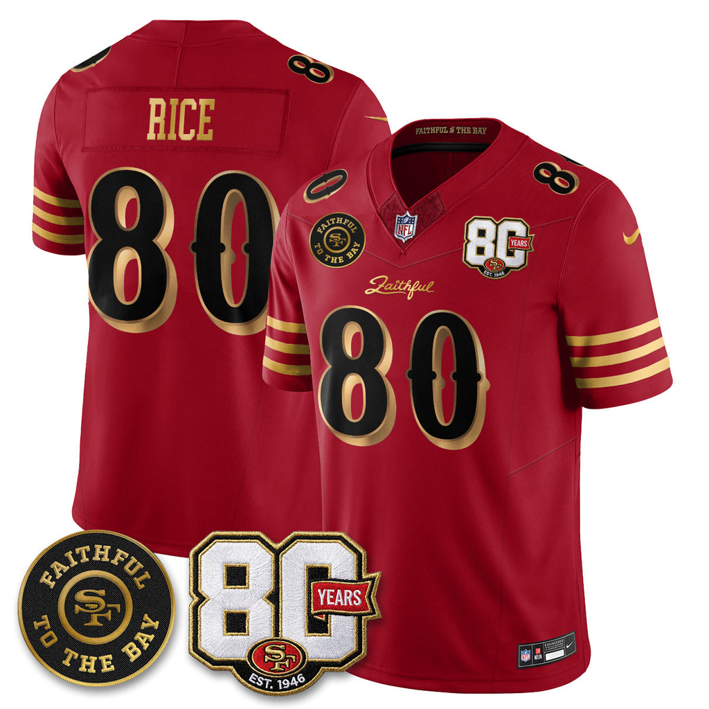 SF “Rivalries” Vapor Limited Jersey - Faithful To The Bay Patch - Stitched