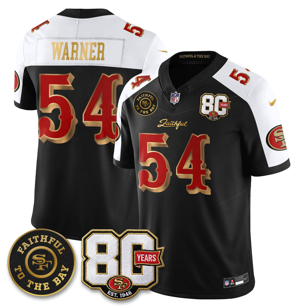SF “Rivalries” Vapor Limited Jersey - Faithful To The Bay Patch - Stitched