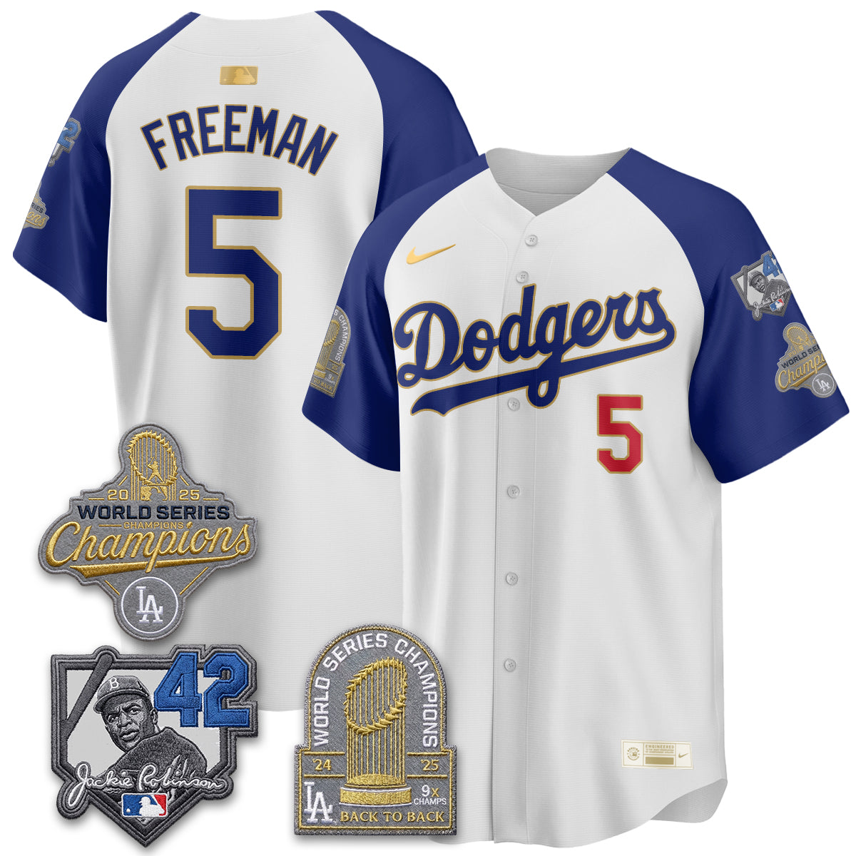 LAD 2026 Jackie Robinson New Era Vapor Limited Jersey - Stitched