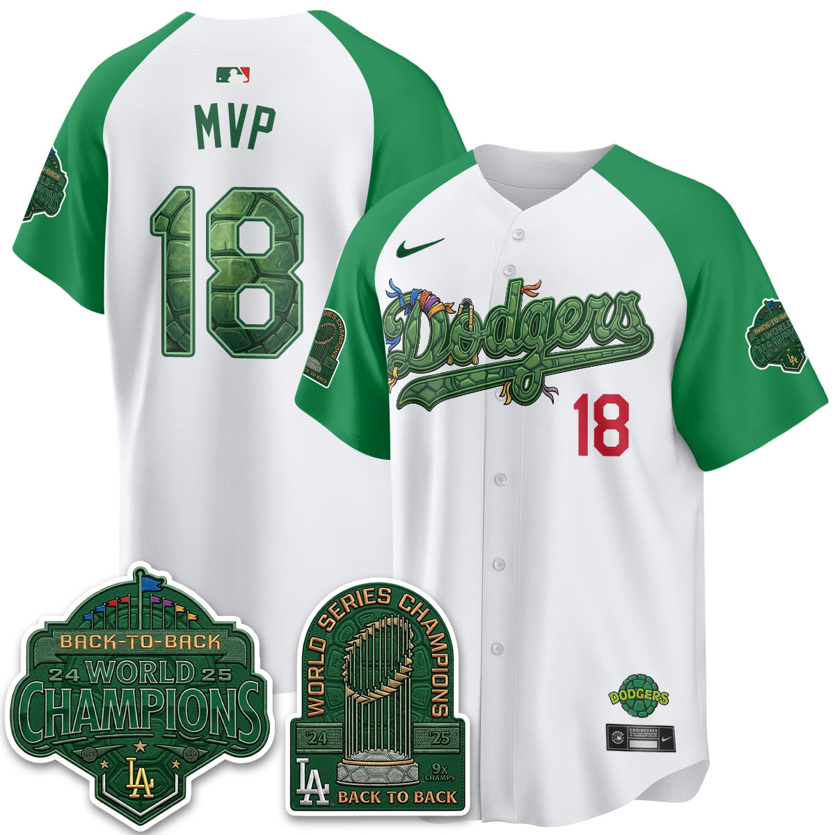 LAD x TMNT 2026 Vapor Jersey - Stitched