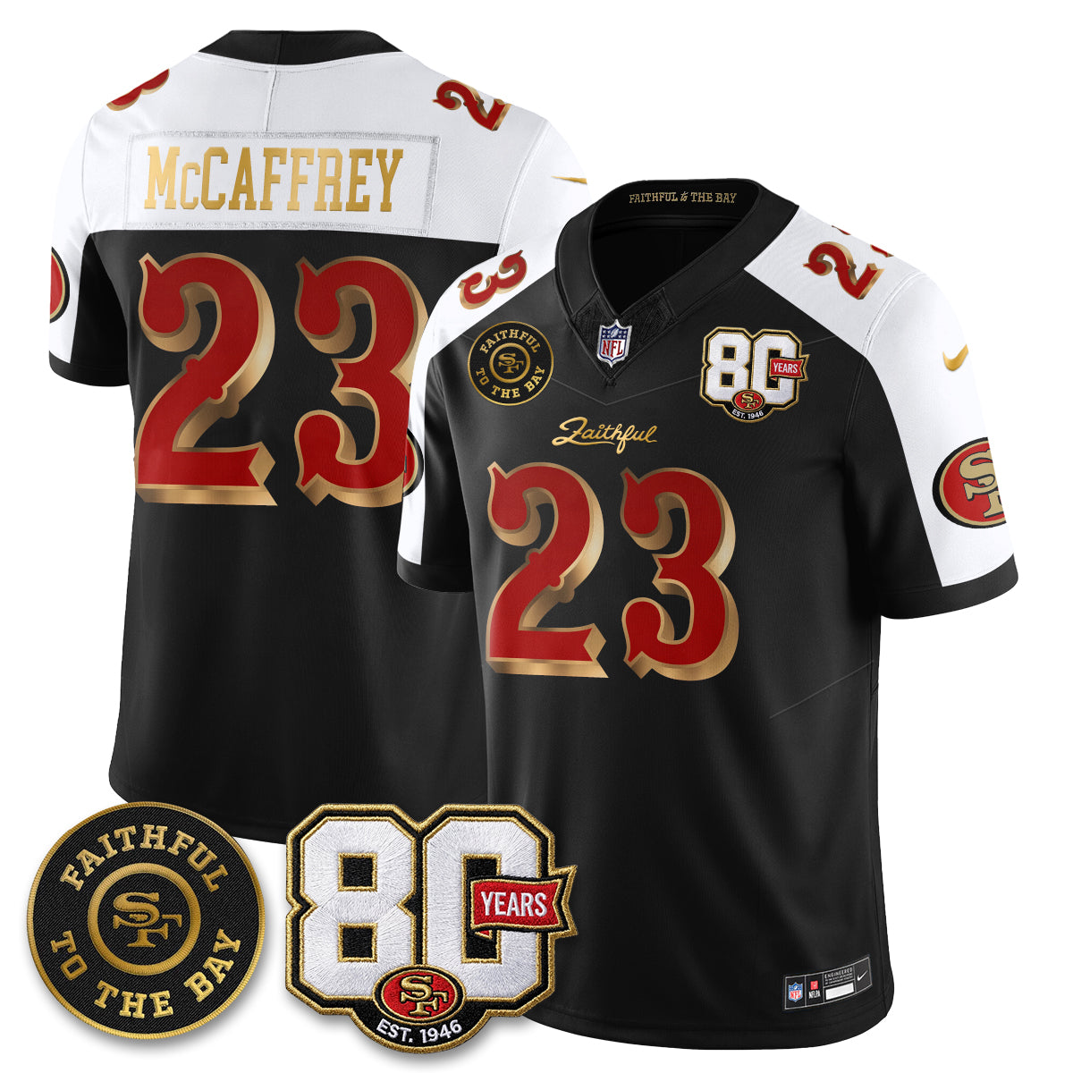 SF “Rivalries” Vapor Limited Jersey - Faithful To The Bay Patch - Stitched