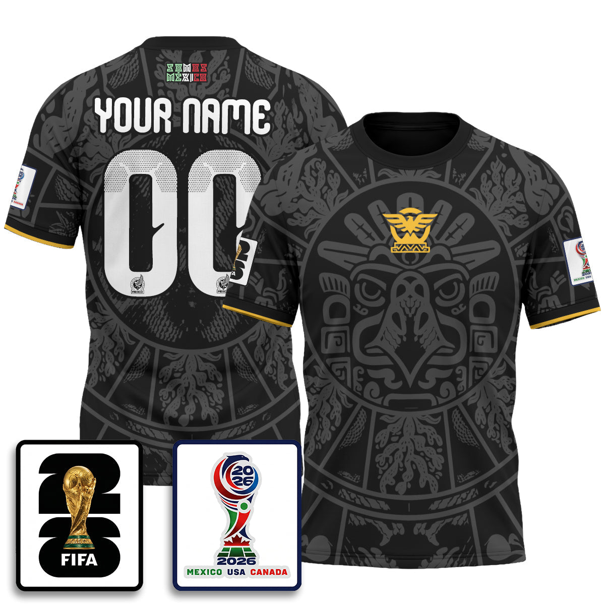 Mexico WC 2026 Fan Gear Version Custom Jersey V2- Printed
