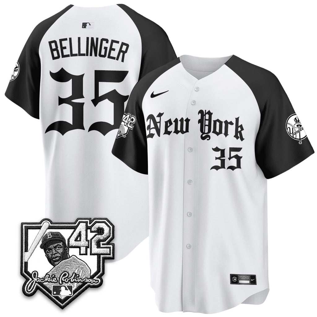 NYY 2026 Jackie Robinson Day Gothic Vapor Limited Jersey - Stitched