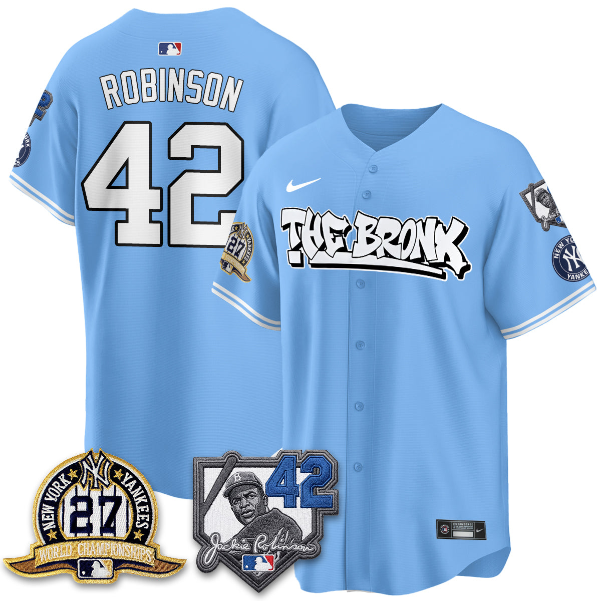 NYY The Bronx 2026 Jackie Robinson Day Vapor Limited Jersey - Stitched