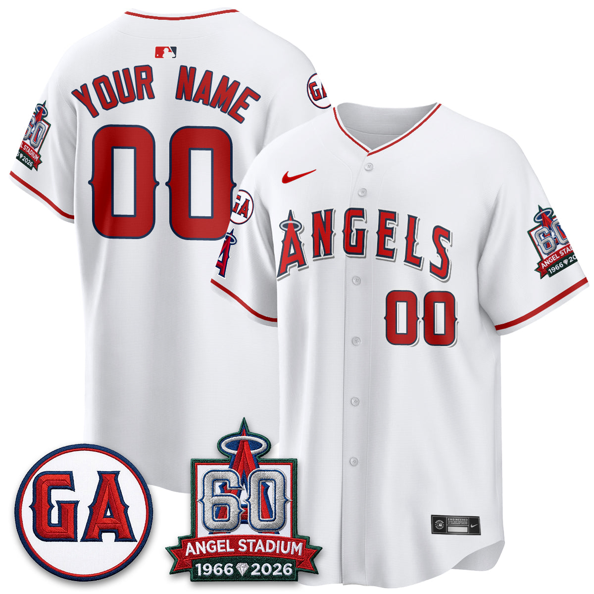 LAA 60th Anniversary Vapor Custom Jersey - Stitched V3