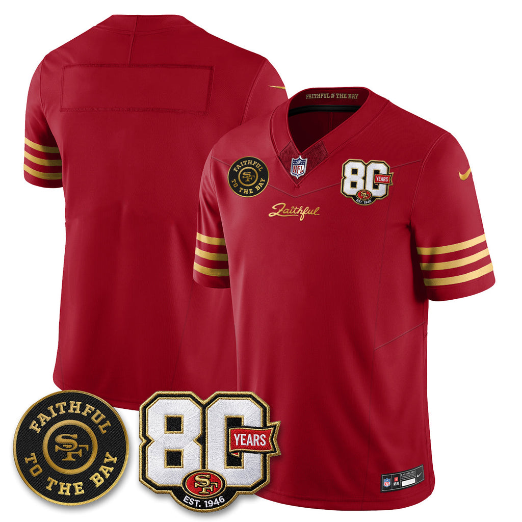 SF “Rivalries” Vapor Limited Jersey - Faithful To The Bay Patch - Stitched