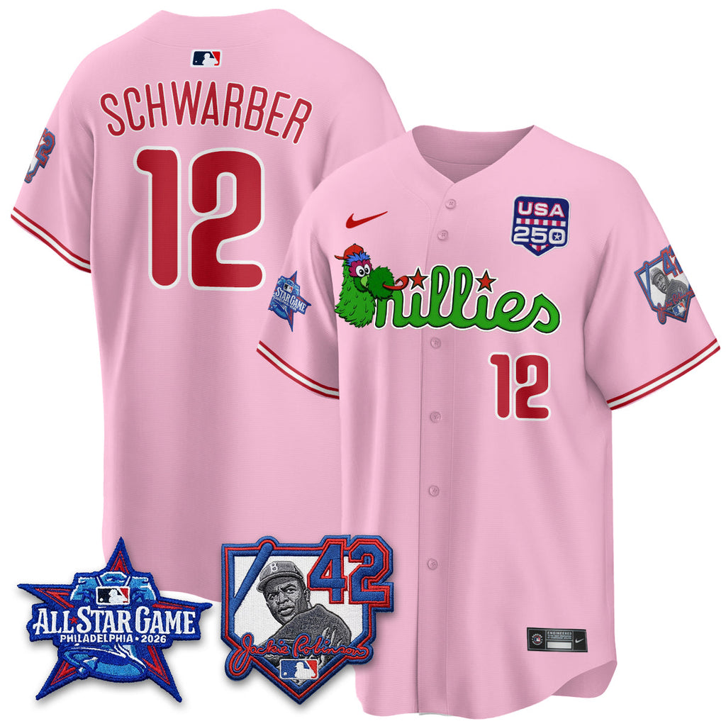 PHI Phanatic 2026 New Era & 250th USA Vapor Limited Jersey - All Star Game - Stitched