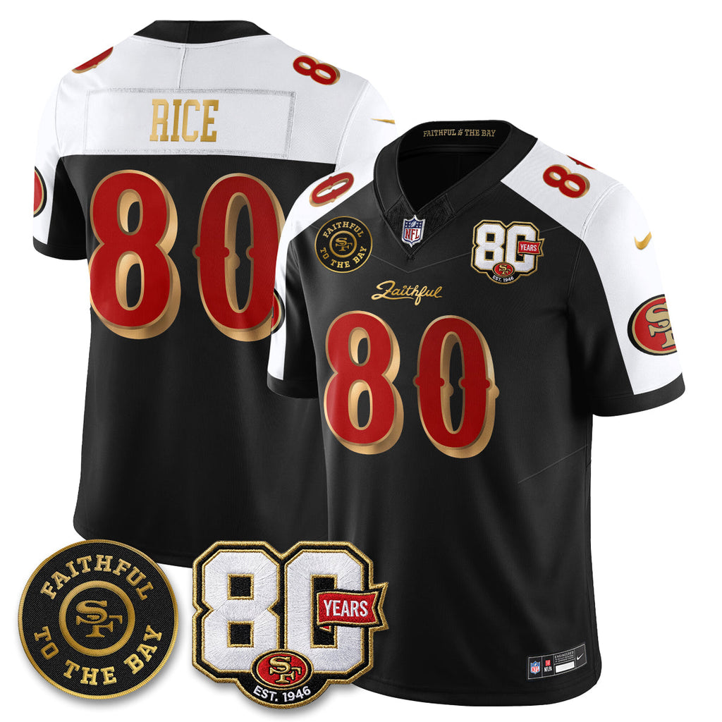 SF “Rivalries” Vapor Limited Jersey - Faithful To The Bay Patch - Stitched