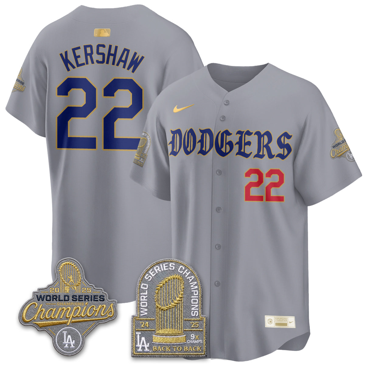 LAD Vapor Limited Jersey - Back to Back 9x Champs - Stitched