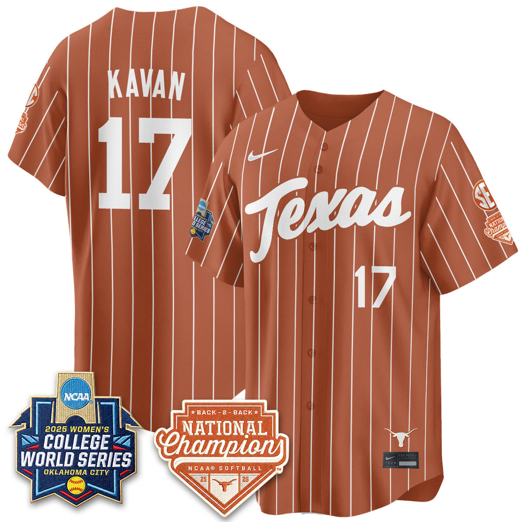 TEX Softball 2026 World Series (WCWS) Vapor Premier Limited Jersey - B2B Champs - Stitched