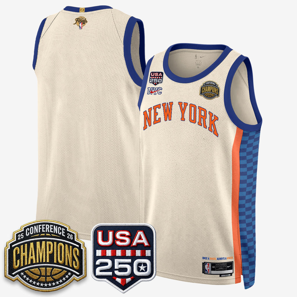 NYK 2026 Basketball  Eastern Conference Champions City Edition Jersey V2- Stitched