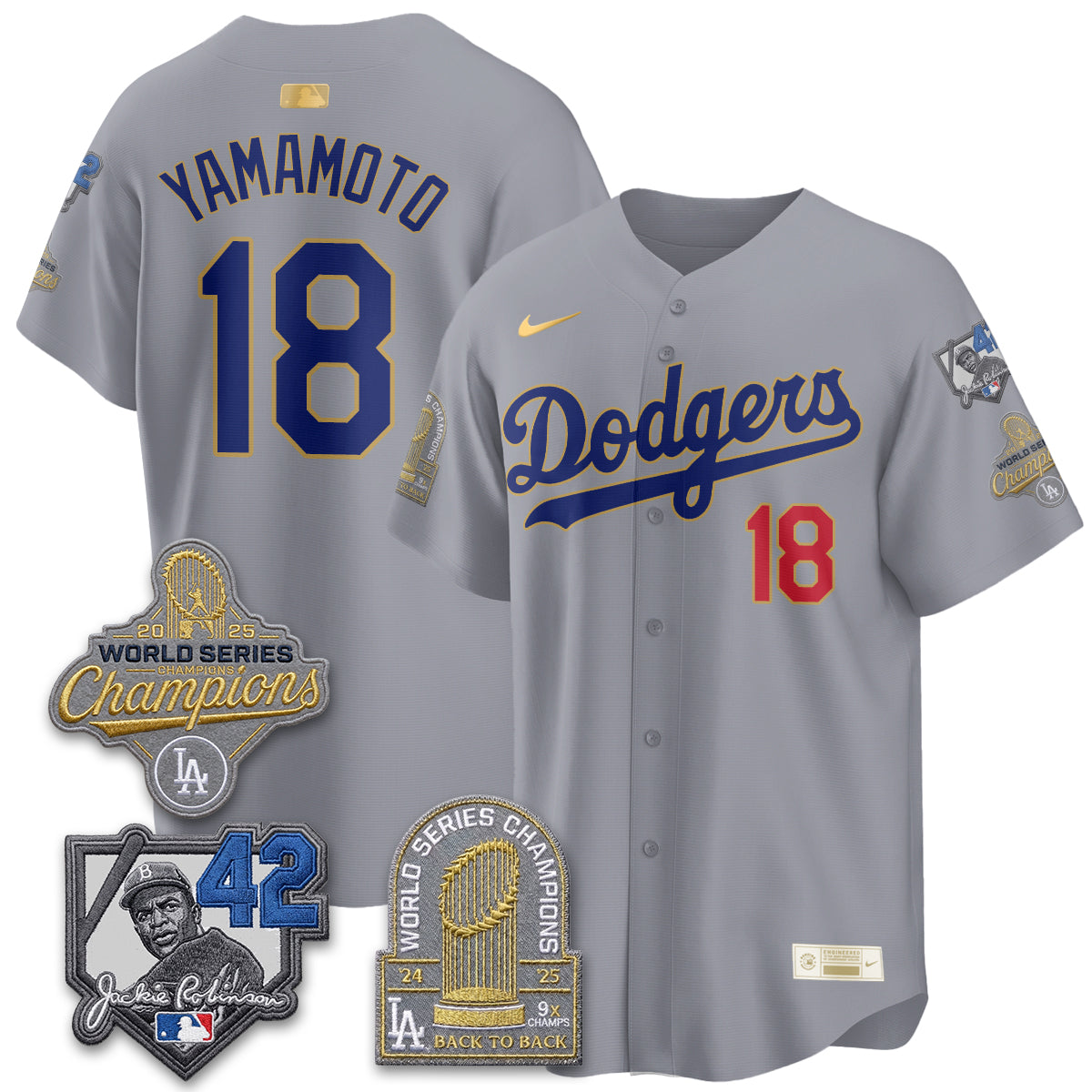 LAD 2026 Jackie Robinson New Era Vapor Limited Jersey - Stitched