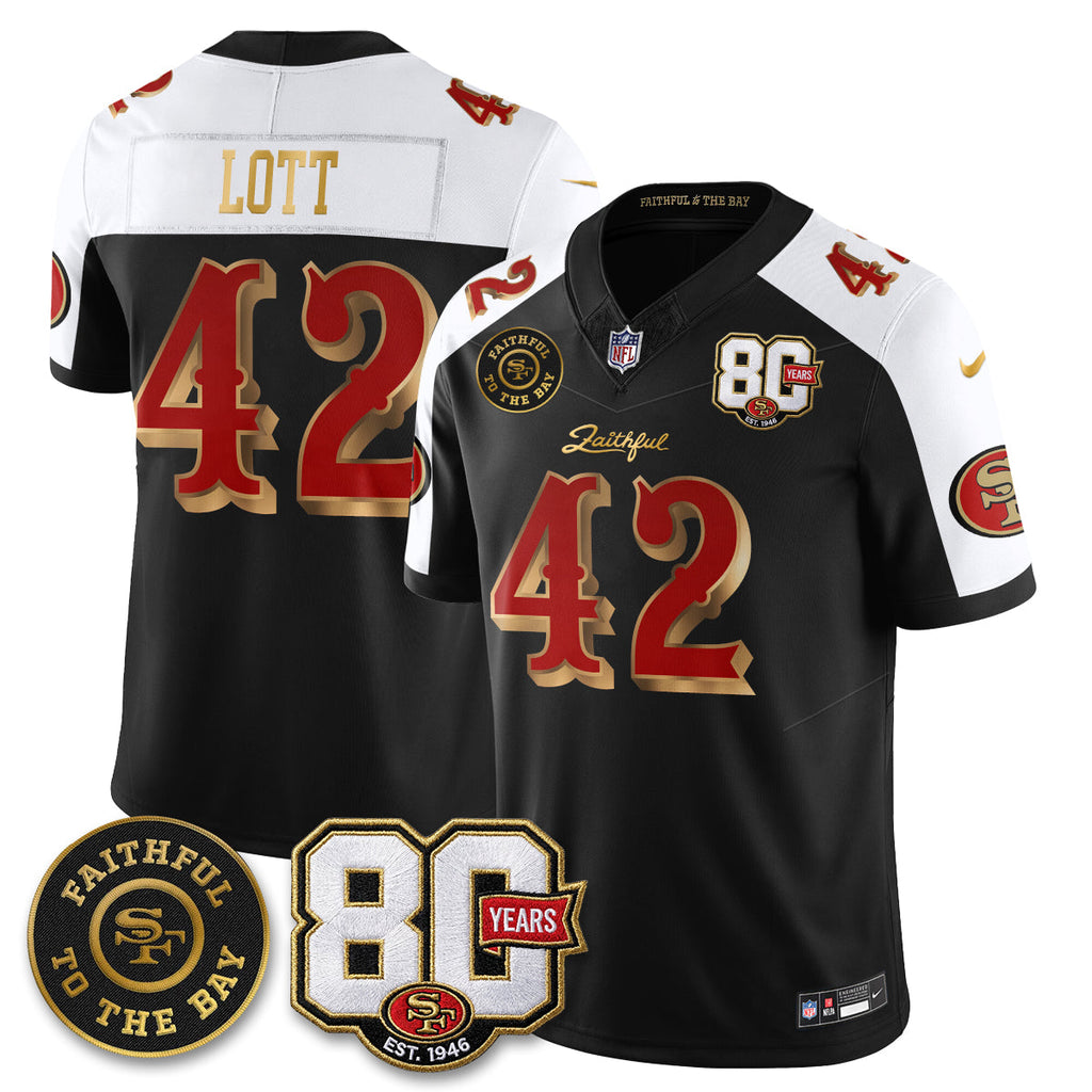 SF “Rivalries” Vapor Limited Jersey - Faithful To The Bay Patch - Stitched