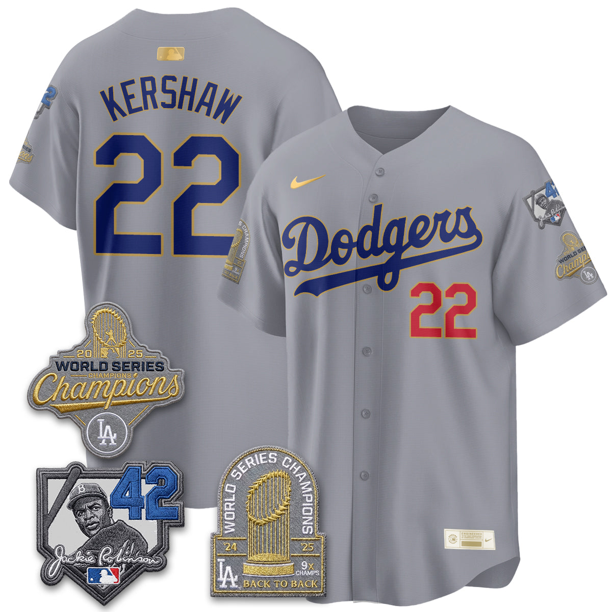 LAD 2026 Jackie Robinson New Era Vapor Limited Jersey - Stitched