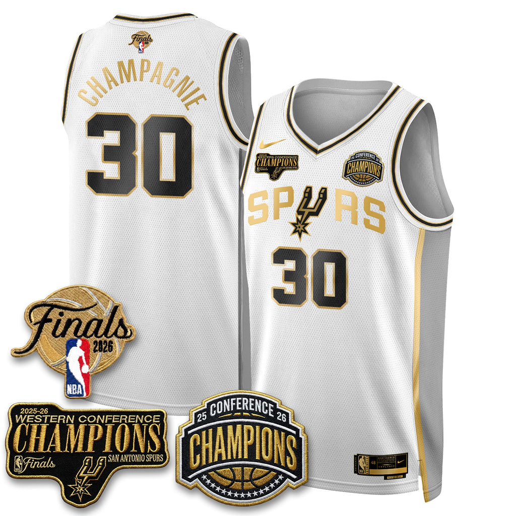 SAS 2026 Basketball  Western Conference Champions Vapor Special Edition Jersey - Stitched