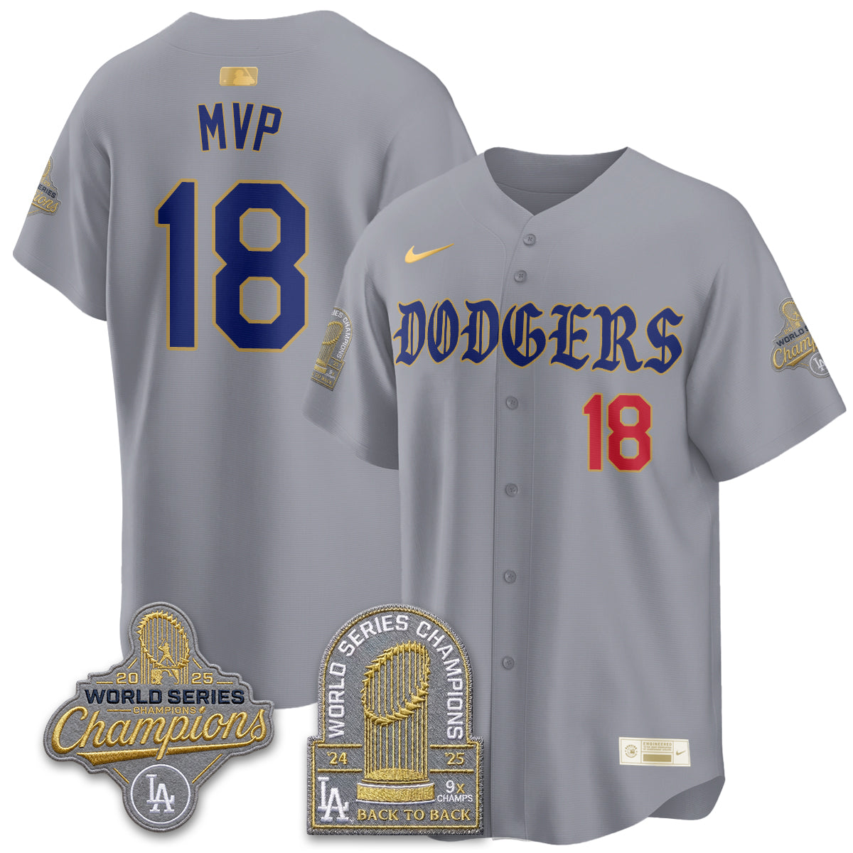 LAD Vapor Limited Jersey - Back to Back 9x Champs - Stitched