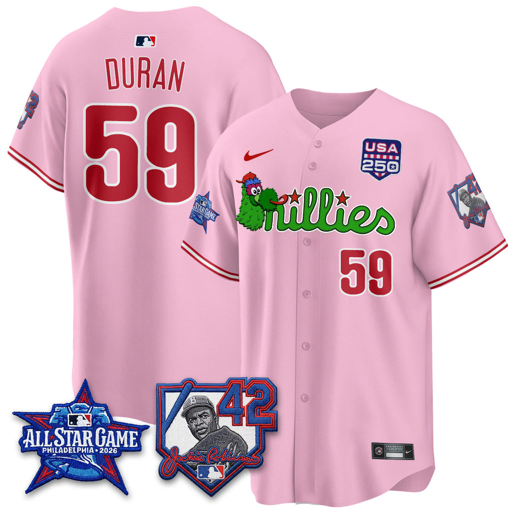 PHI Phanatic 2026 New Era & 250th USA Vapor Limited Jersey - All Star Game - Stitched