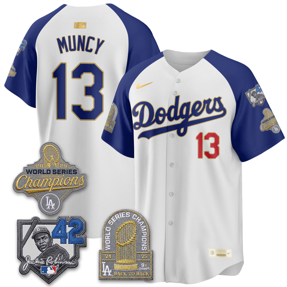 LAD 2026 Jackie Robinson New Era Vapor Limited Jersey - Stitched