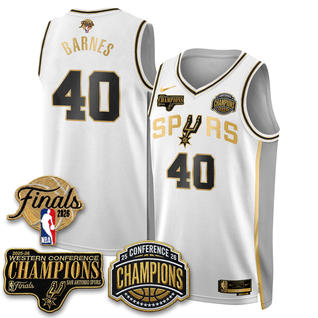 SAS 2026 Basketball  Western Conference Champions Vapor Special Edition Jersey - Stitched