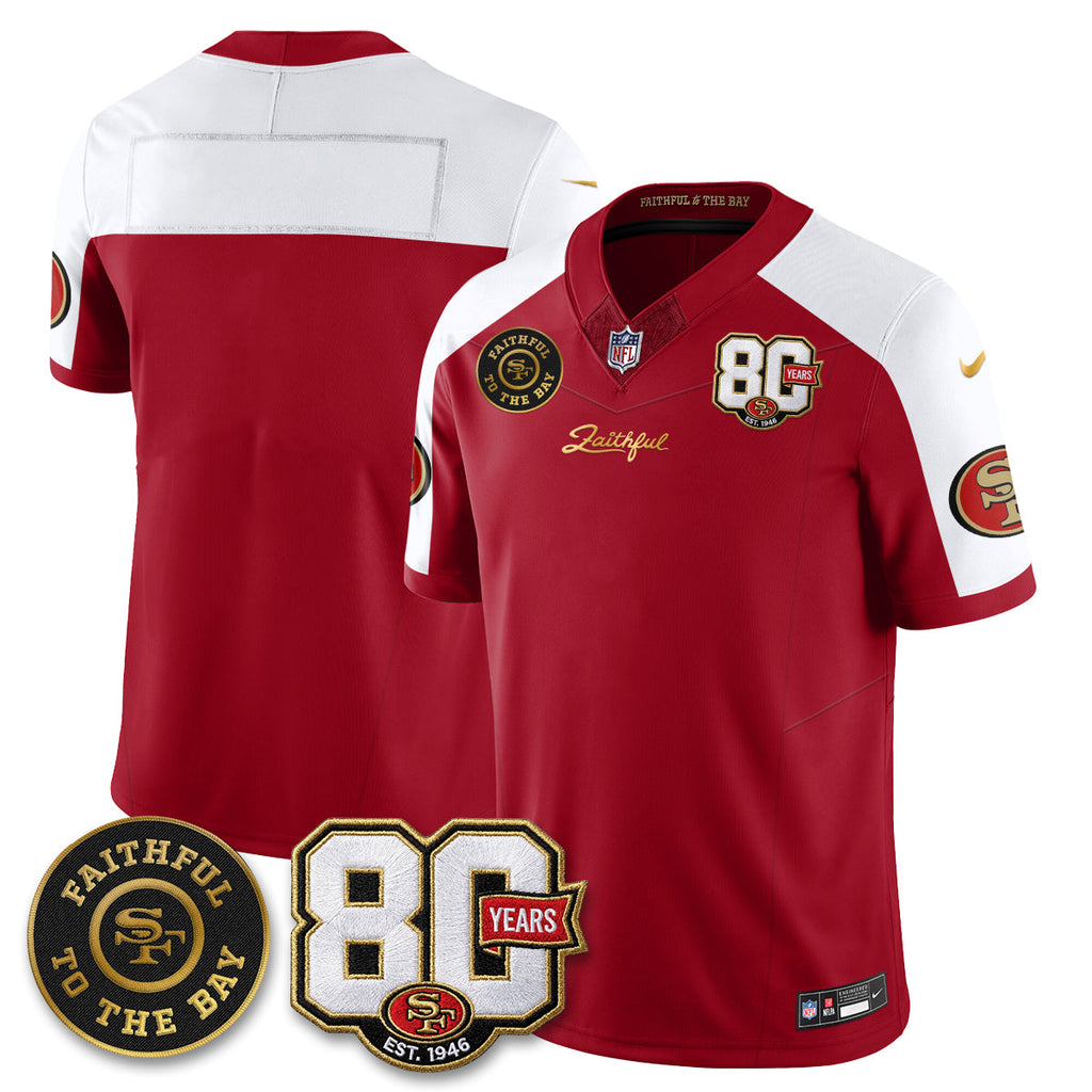 SF “Rivalries” Vapor Limited Jersey - Faithful To The Bay Patch - Stitched