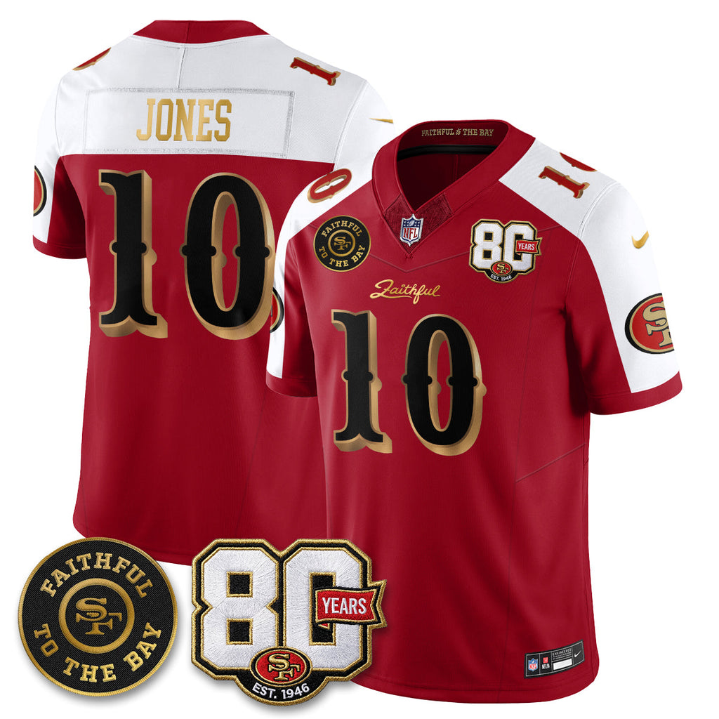 SF “Rivalries” Vapor Limited Jersey - Faithful To The Bay Patch - Stitched