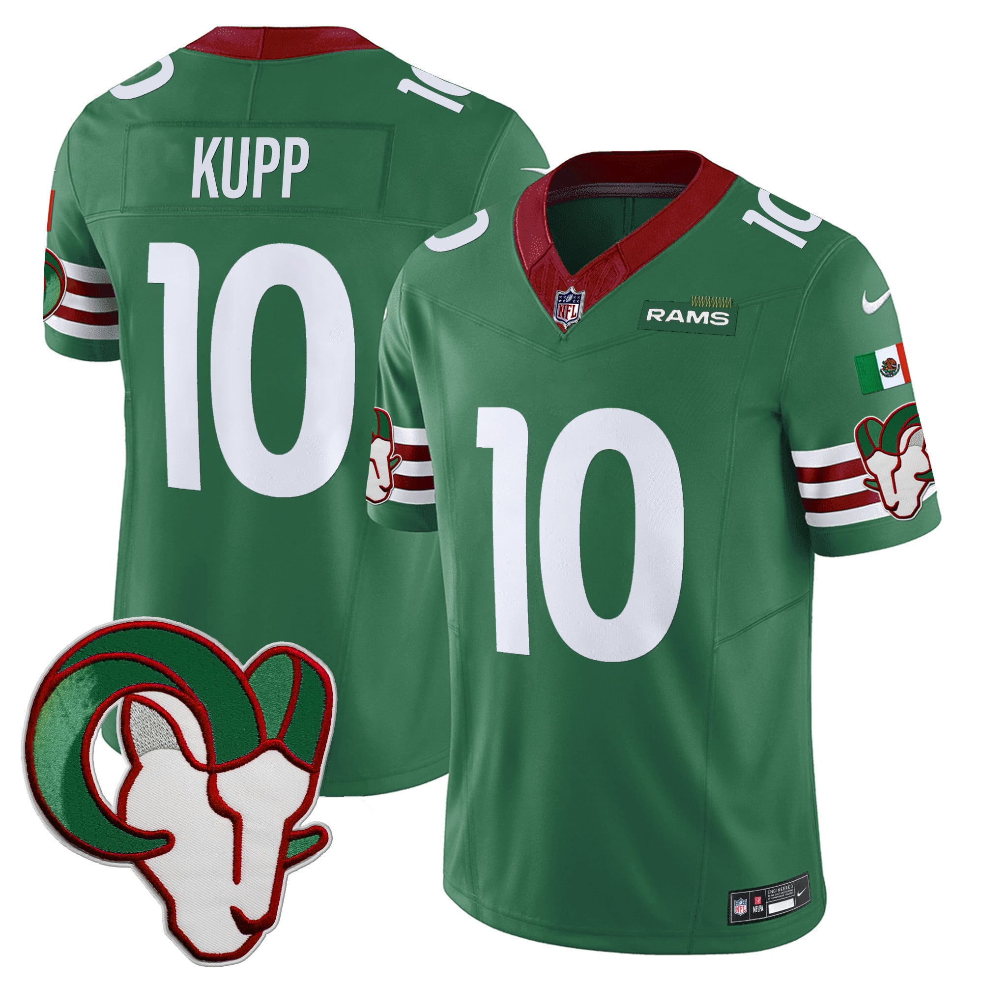 LAR Mexico Vapor Limited Jersey - Stitched