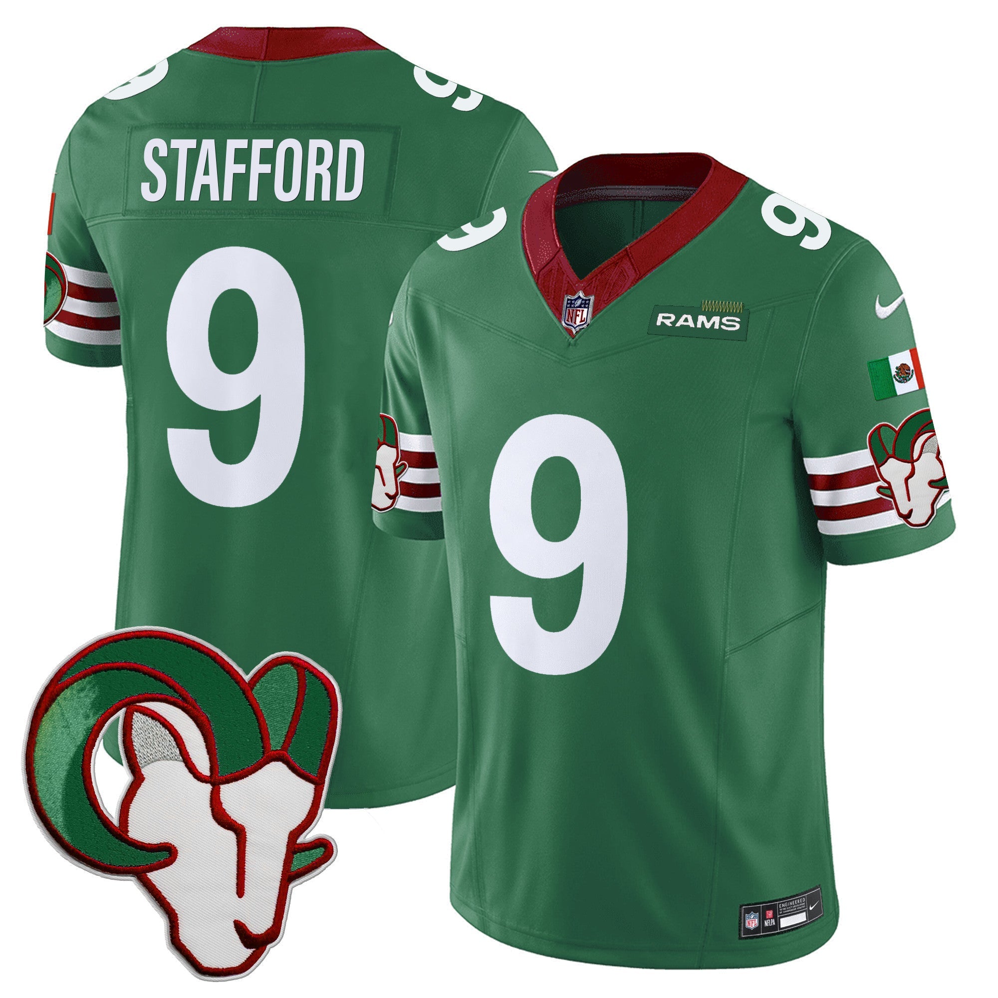 LAR Mexico Vapor Limited Jersey - Stitched