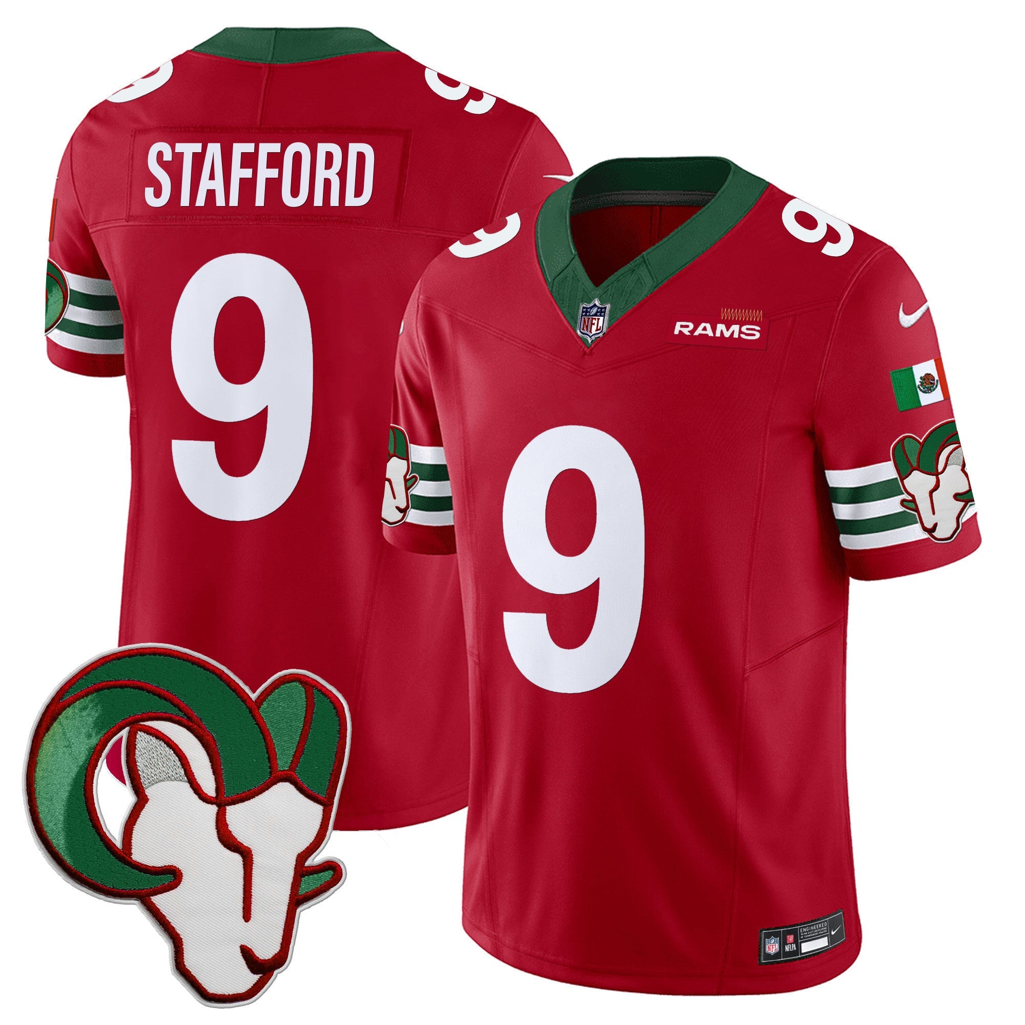LAR Mexico Vapor Limited Jersey - Stitched