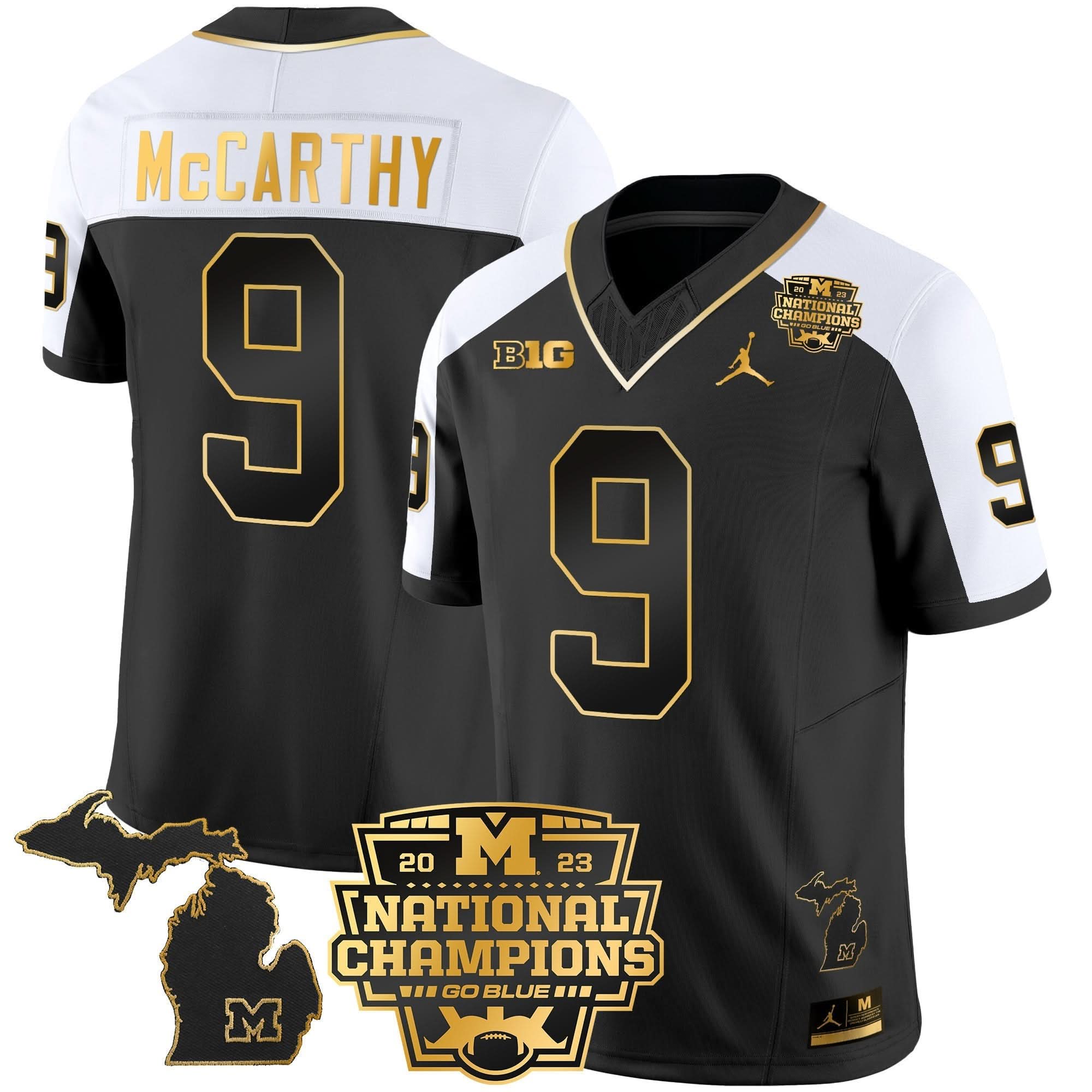 MW 2023 National Champions Patch Gold Vapor Jersey V3