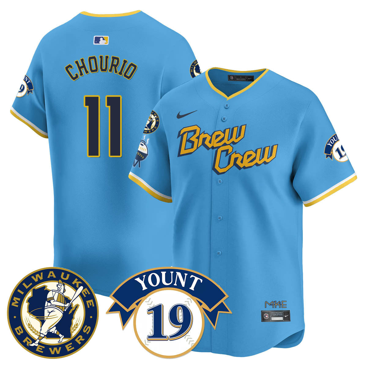 MB 2025 Limited Jersey - Robin Yount Patch - Stitched