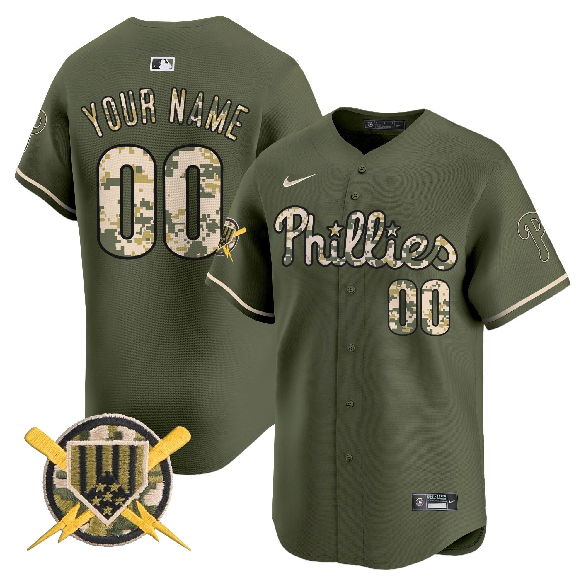 PHI Armed Forces Day Vapor Premier Limited Custom Jersey - Stitched