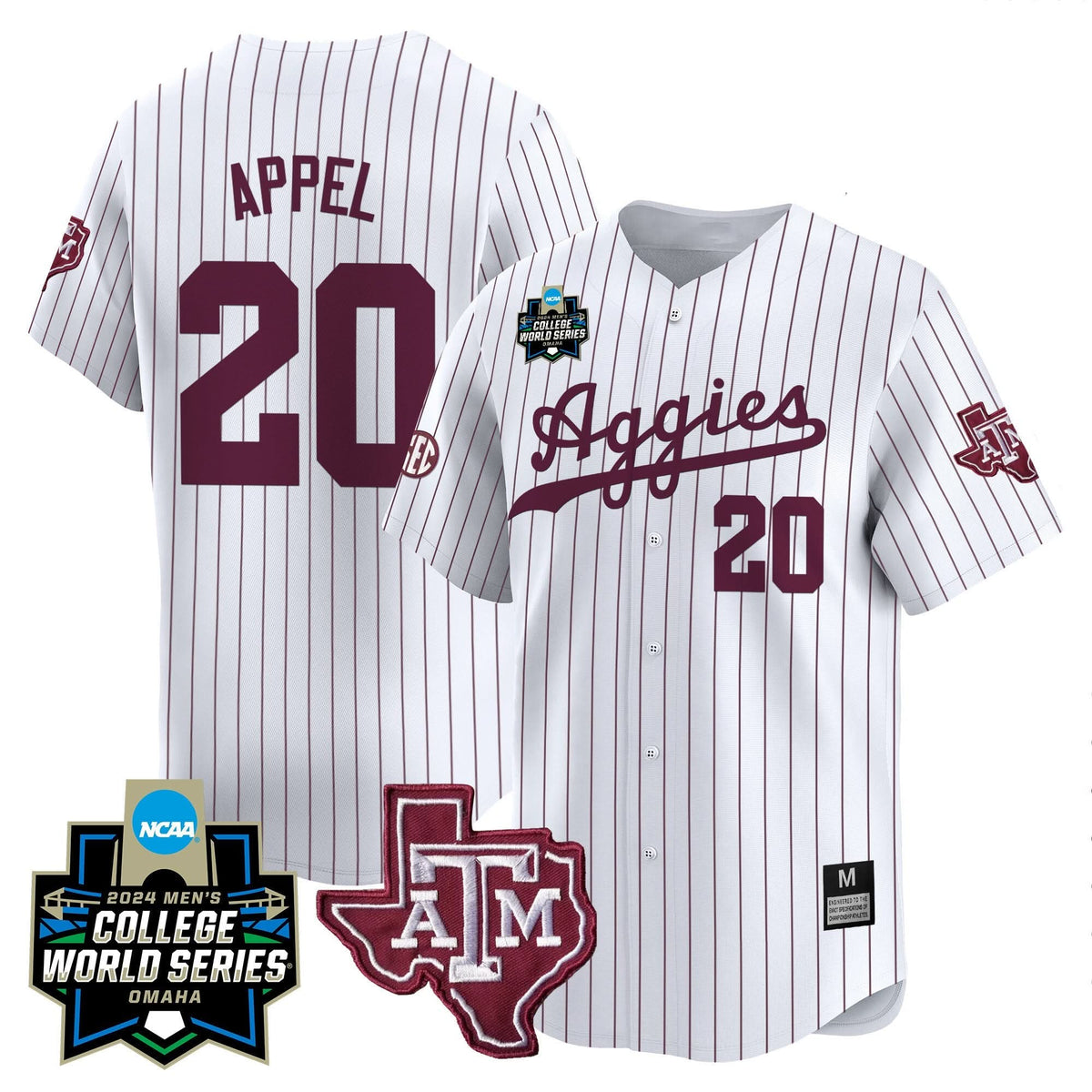Aggies 2024 College World Series Vapor Premier Limited Jersey