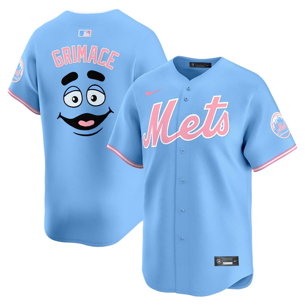 NYM Bubblegum Pink Vapor Premier Limited Jersey - Stitched
